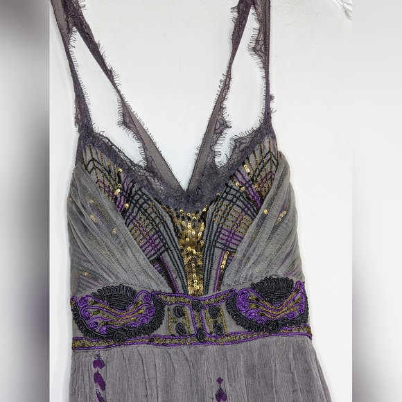 FREE PEOPLE Artemis Grecian Maxi Dress Size 2 - Picture 9 of 11